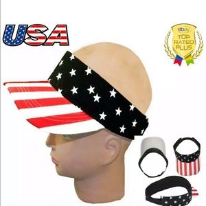 USA Flag American Visor Cap Hat Patriotic America